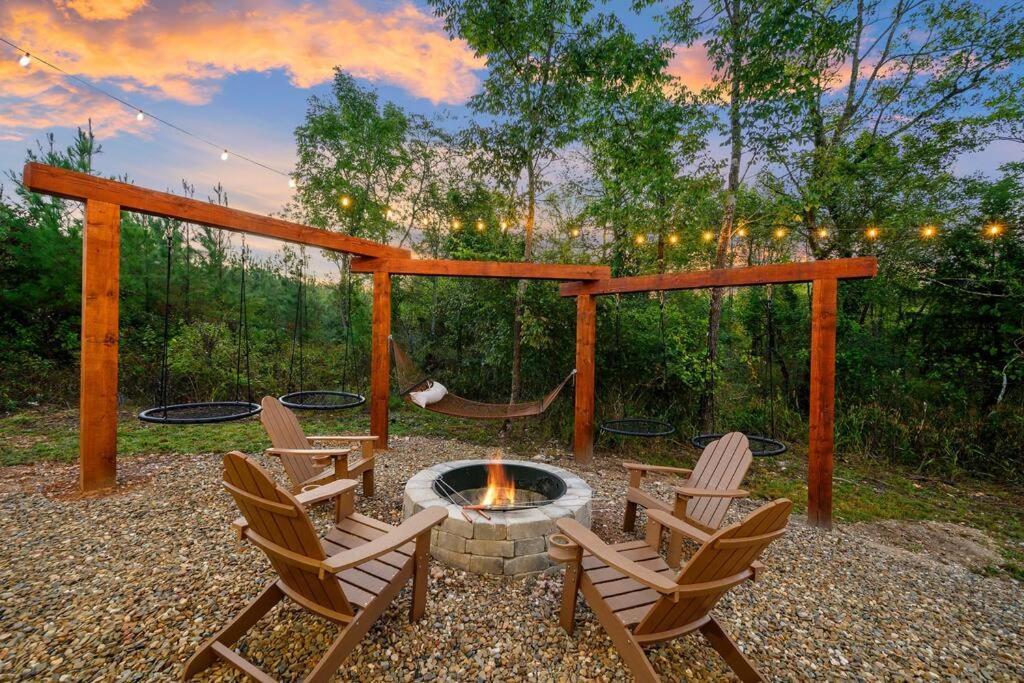 Under The Stars - Secluded, Hot Tub, Firepit, Games Villa Broken Bow Exterior foto
