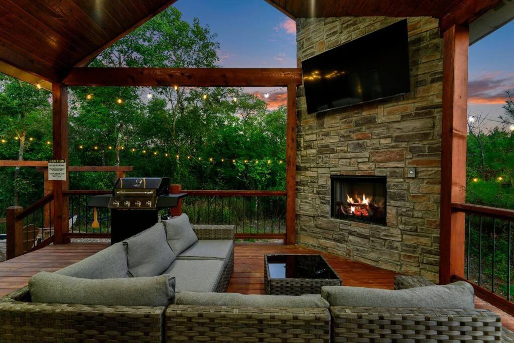 Under The Stars - Secluded, Hot Tub, Firepit, Games Villa Broken Bow Exterior foto